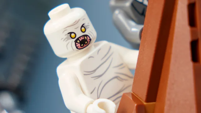 The LEGO Ideas X-Files set is built for close inspection